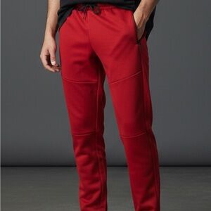 True Born Men's Red Athletic Pants